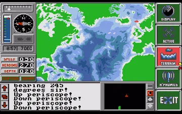 Hunt for Red October, The screen shot game playing